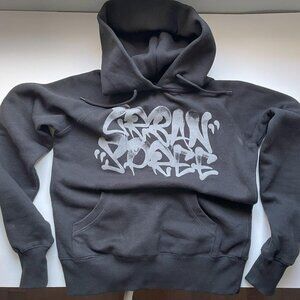 Graffiti Screen Printed Hoodie from Berlin Size XXS-XS